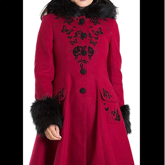 Red hell bunny coat. - Picture 5 of 5